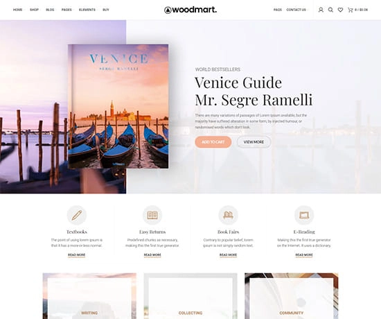 Books prebuilt website preview