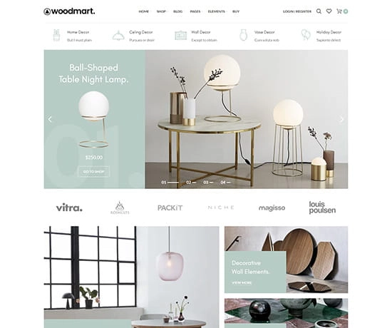 Decor prebuilt website preview