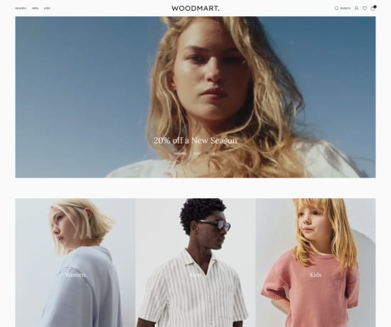 Fashion 2 prebuilt website preview