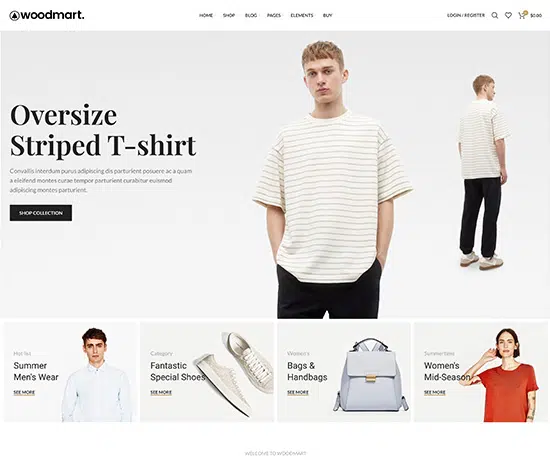 Fashion Flat prebuilt website preview