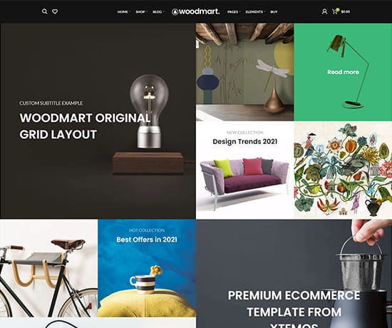 Grid prebuilt website preview
