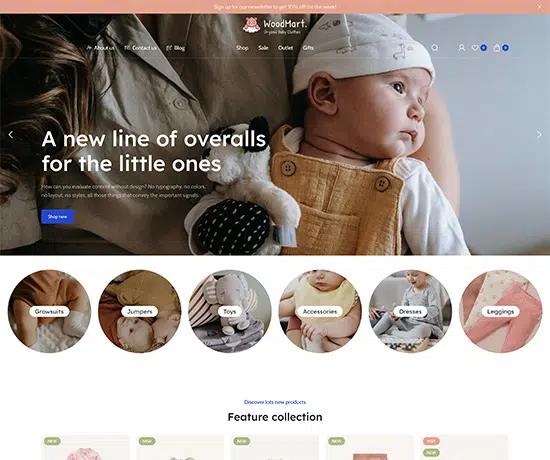Kids prebuilt website preview