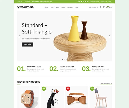 Layout boxed prebuilt website preview