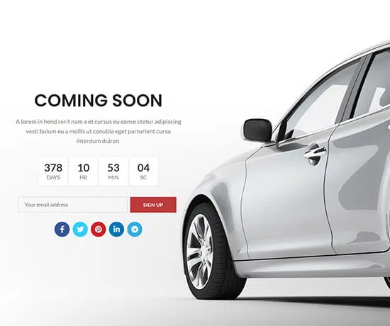 Maintenance 2 prebuilt website preview