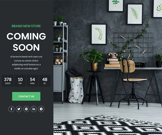 Maintenance prebuilt website preview