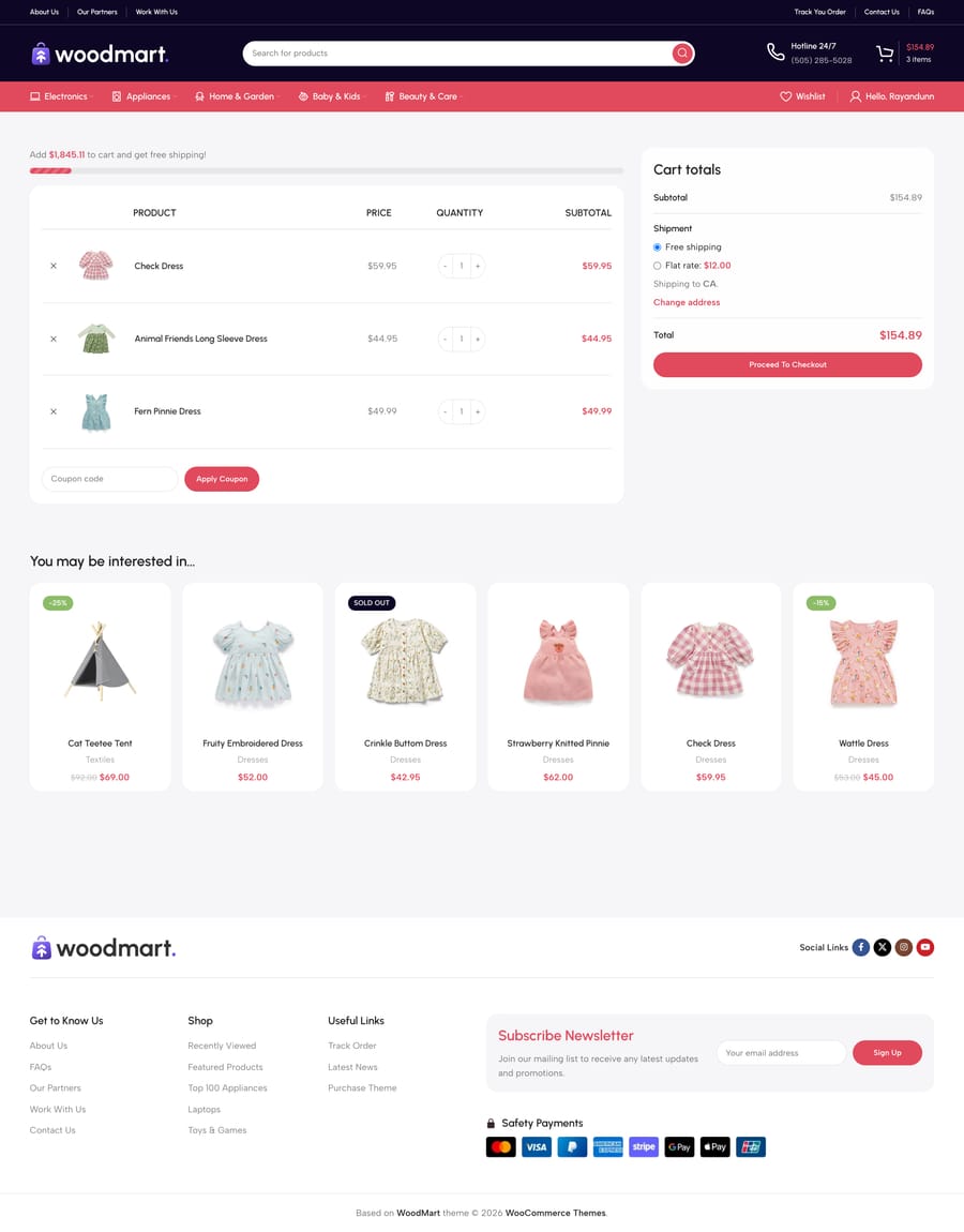 Marketplace 2 Cart page