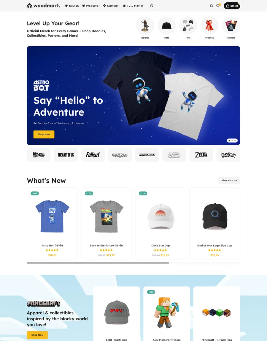 Merchandise Lost password page