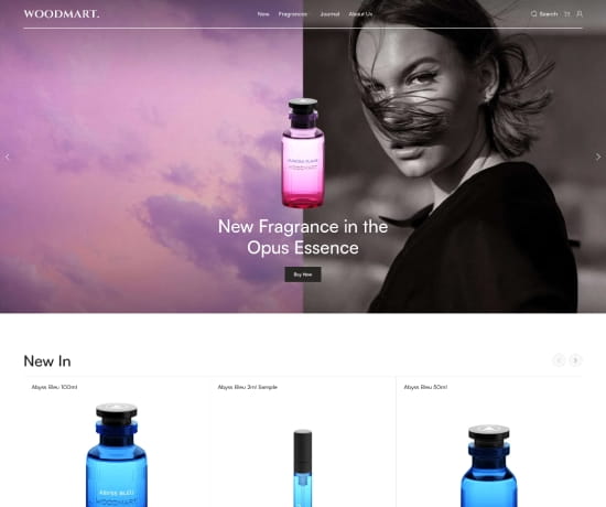 Perfumes prebuilt website preview