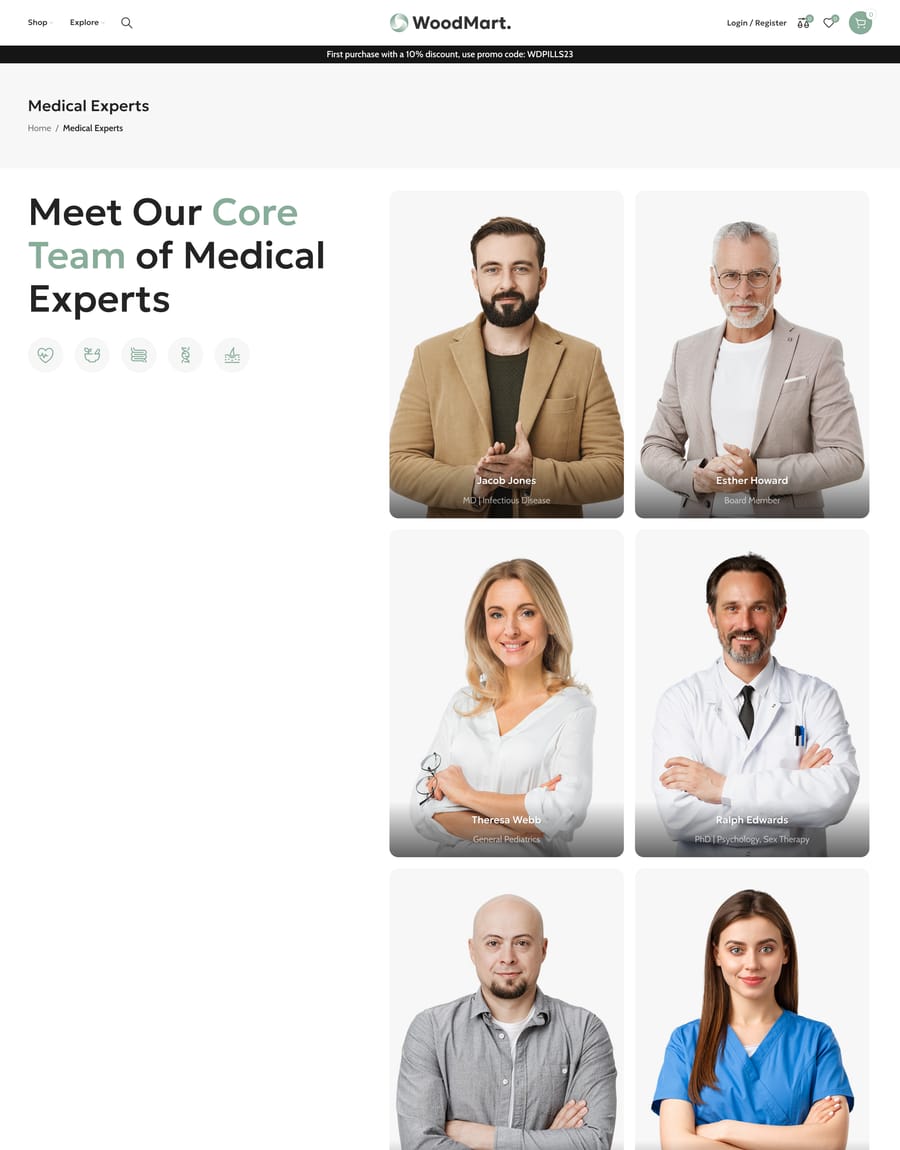 Pills Medical experts page