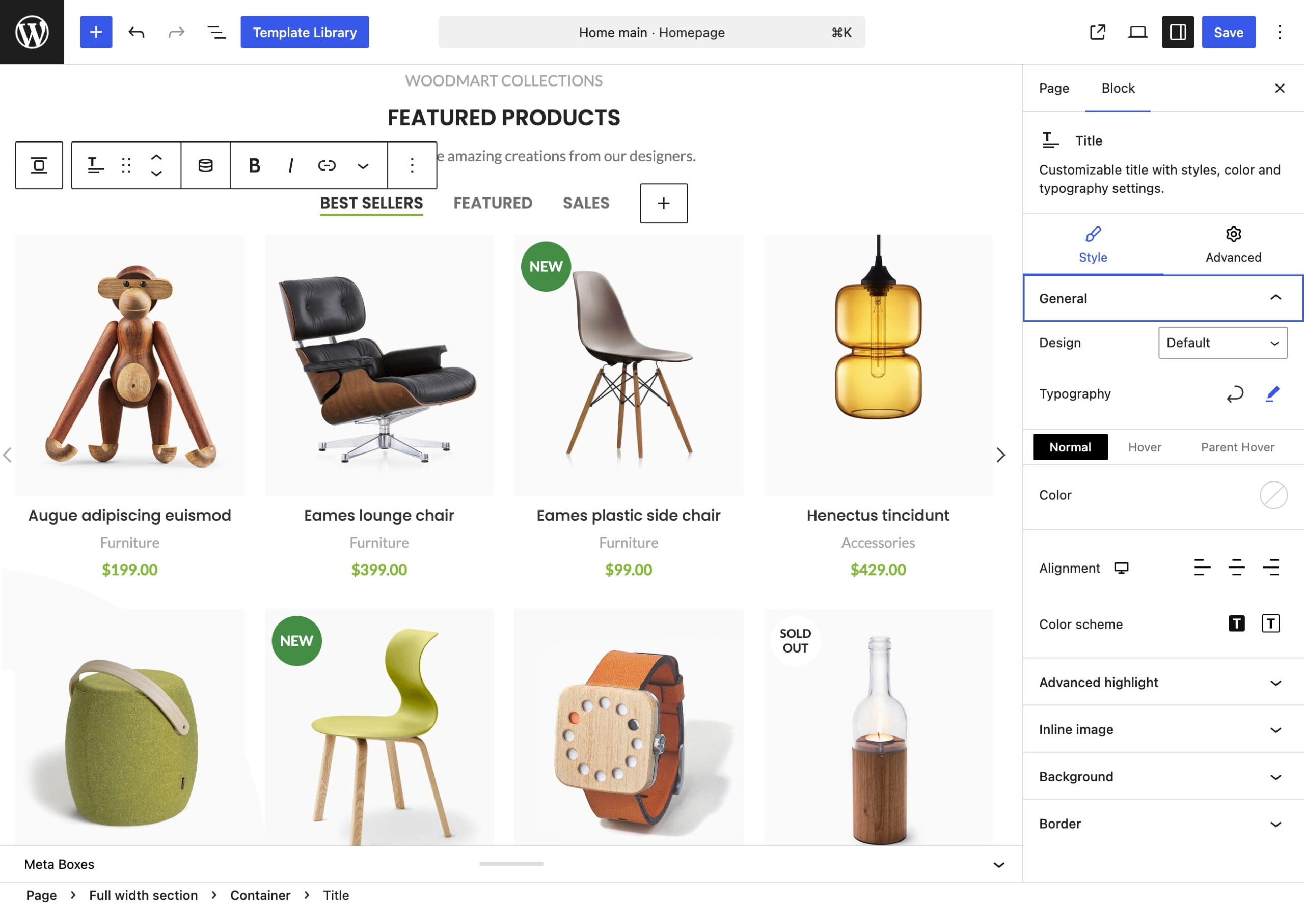 edit page responsive