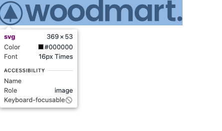 Logo image dimensions affecting its displayed size