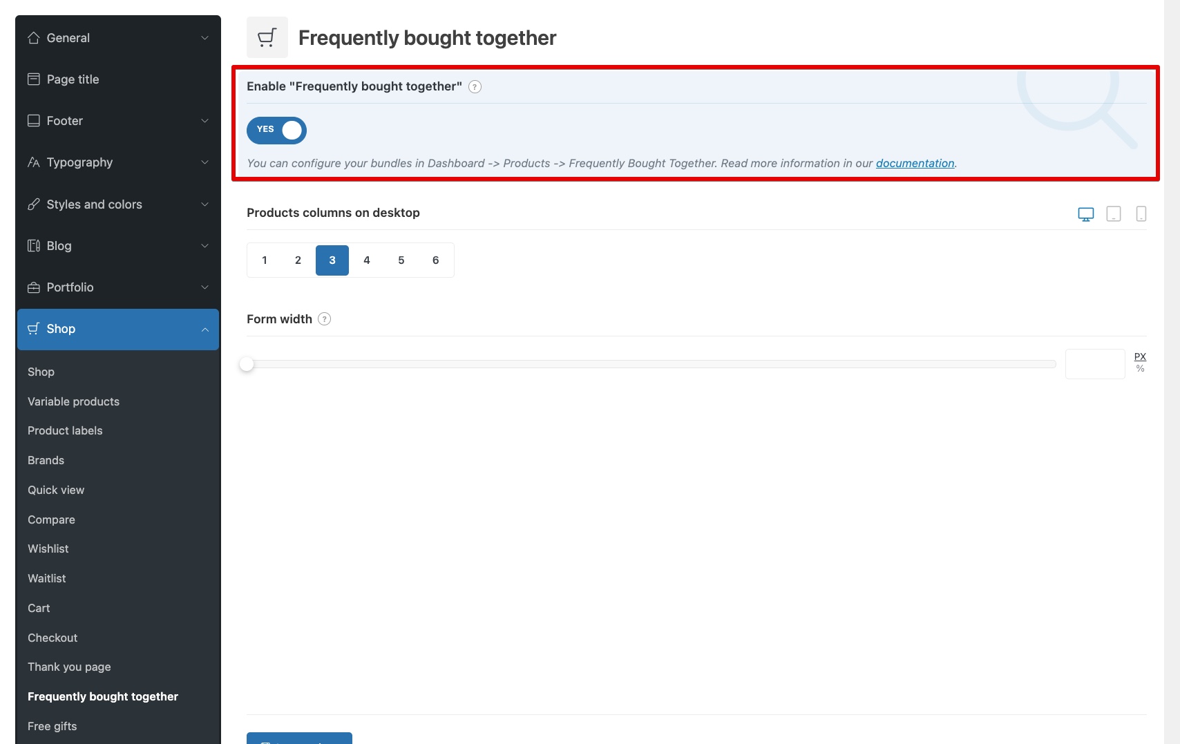 Theme Settings image 1